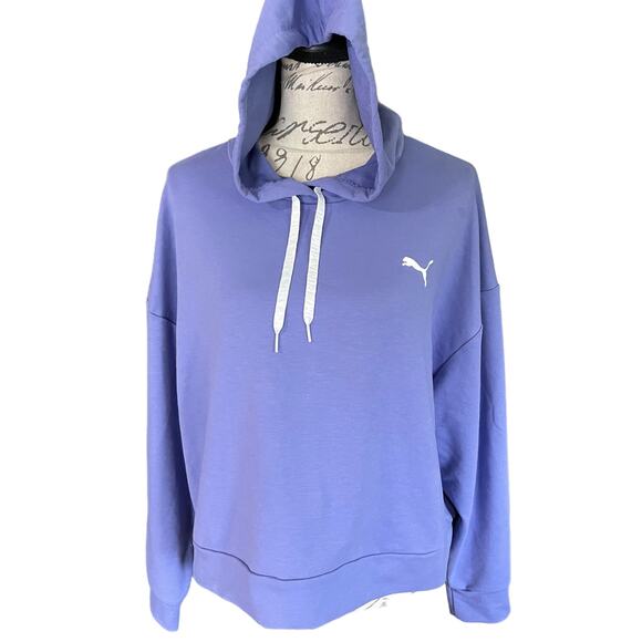 Puma SE Way 1 Purple Pullover Classic Long Sleeve Hoodie Size X-Large NWOT - Picture 2 of 6